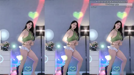 AfreecaTV主播汉娜BJ반핸나2021年10月7日直播视频舞蹈剪辑120022